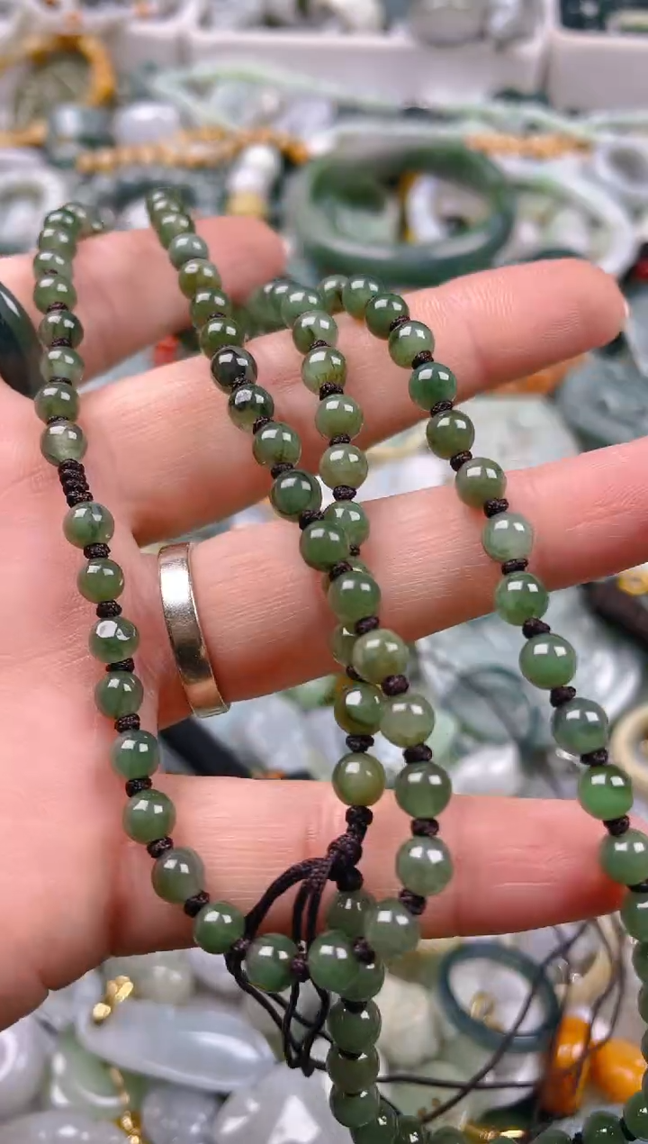 【闪购商品】翡翠颈饰未镶嵌/L/翡翠A货一图一物