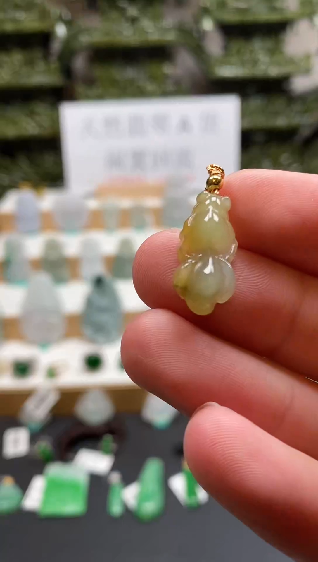 【闪购商品】翡翠颈饰未镶嵌福利吊坠5