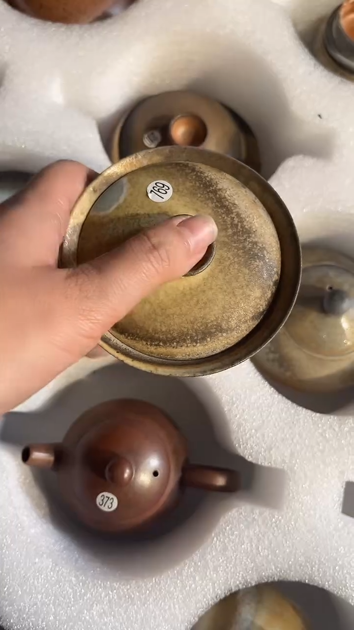 盖碗769号容量100-110ML中白泥