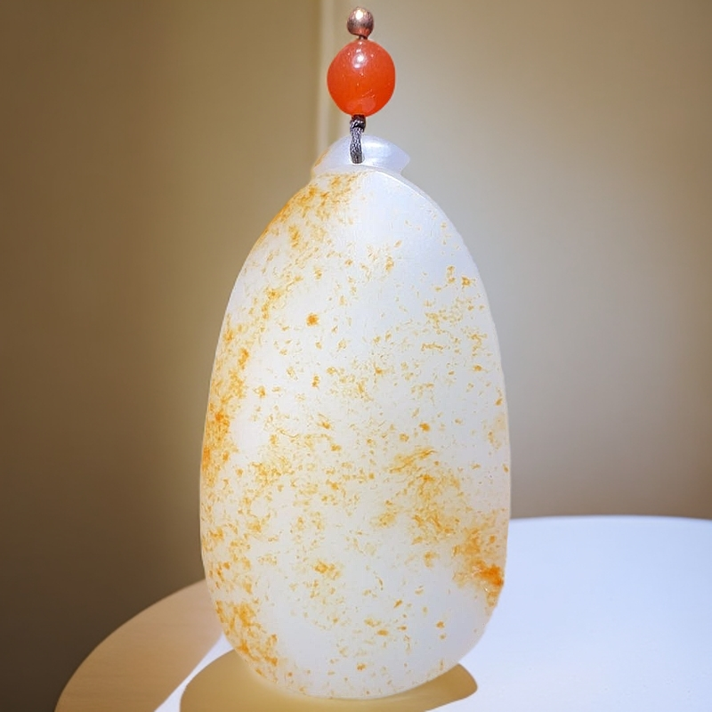 和田玉吊坠(不含链)未镶嵌