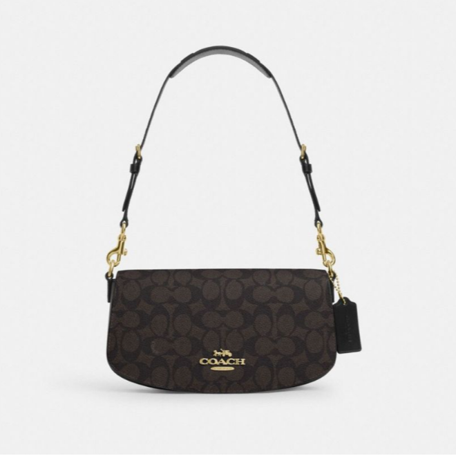 COACH/蔻驰 经典标志ANDREA单肩包新款带暗纹 24*13.5*5.5