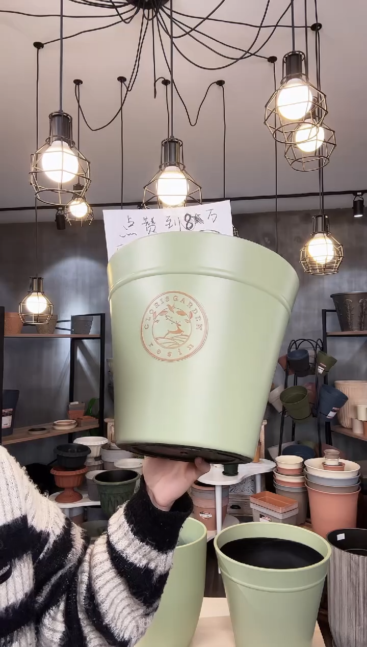 【闪购商品】塑料12寸克里欧斜口白色2套