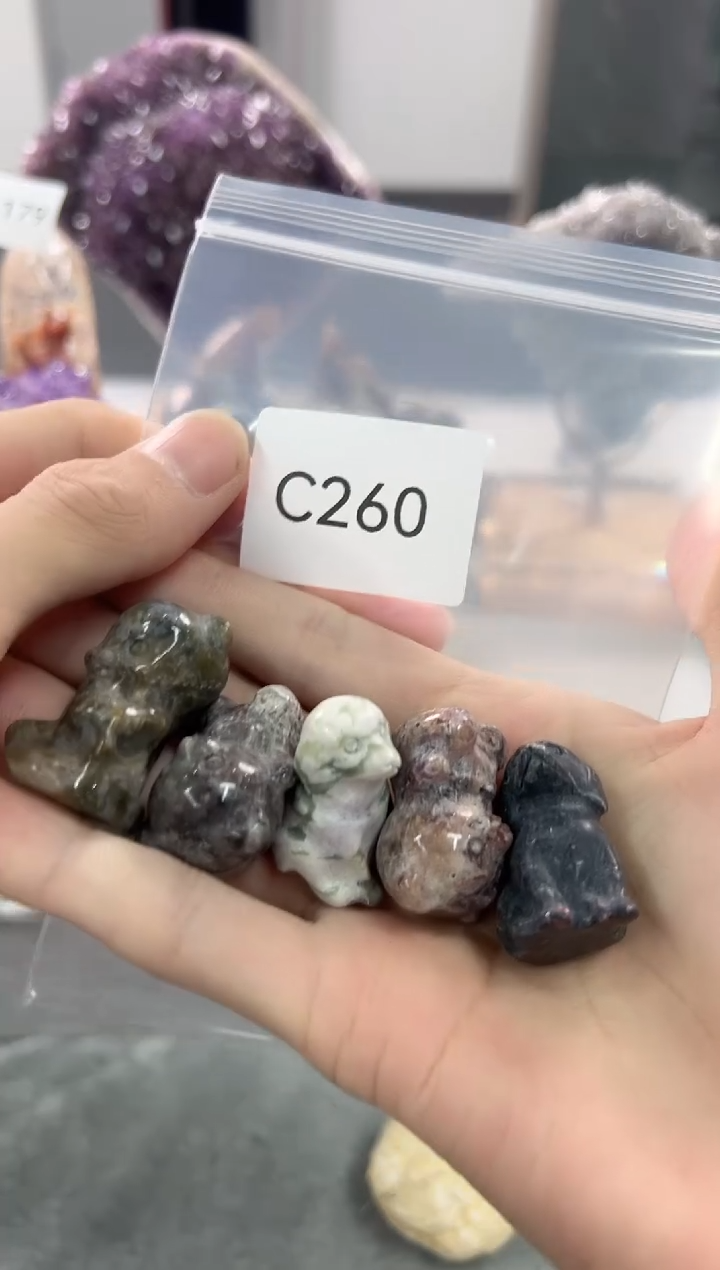 未镶嵌玛瑙/玉髓珠宝奇石C260