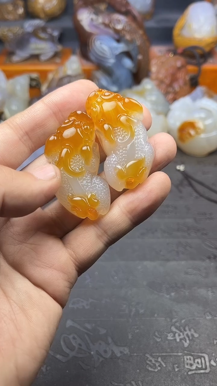 【闪购商品】玛瑙/玉髓吊坠未镶嵌1