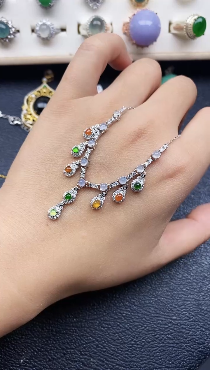 【闪购商品】翡翠戒指银S925镶嵌11111