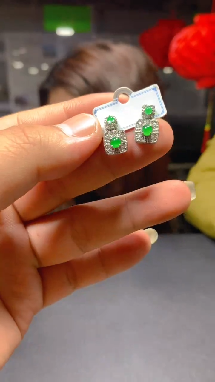 【闪购商品】翡翠耳饰未镶嵌0783374554/多样性发一