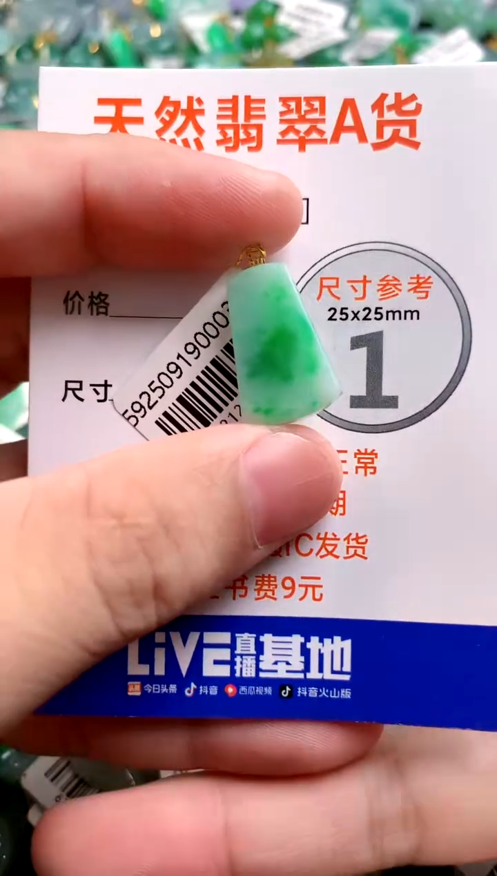颈饰18K金镶嵌翡翠0533264801