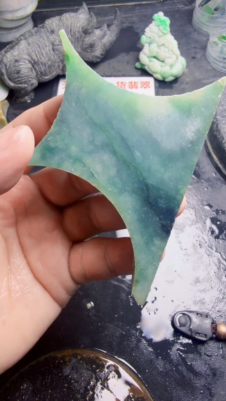 未镶嵌挂件翡翠天然翡翠123