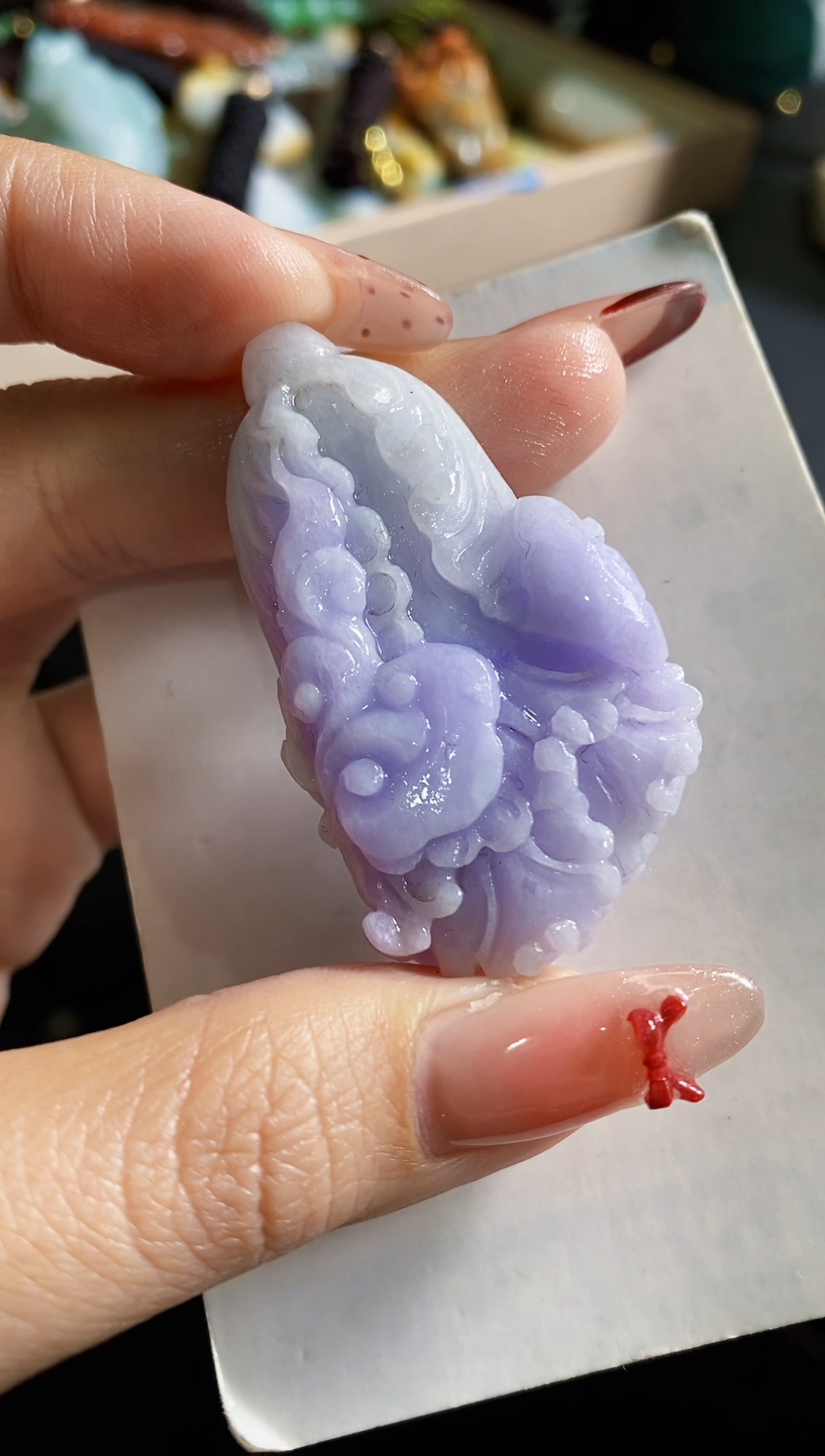 颈饰未镶嵌翡翠翡翠A货