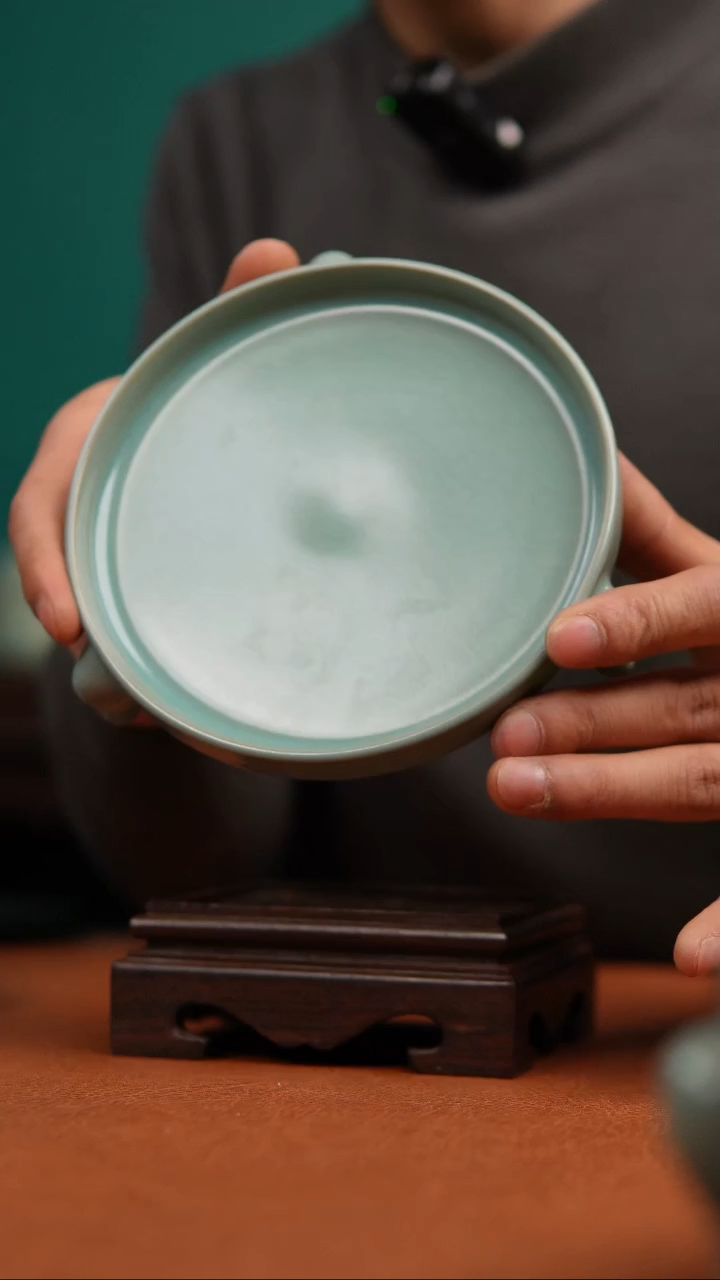 【闪购商品】瓷片大师原矿仿古三足洗大瑕福利