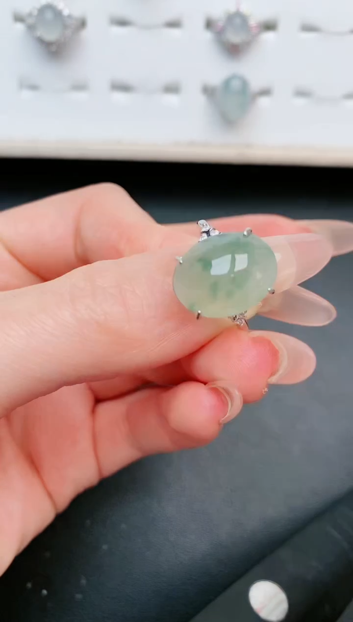 【闪购商品】翡翠戒指银S925镶嵌.......