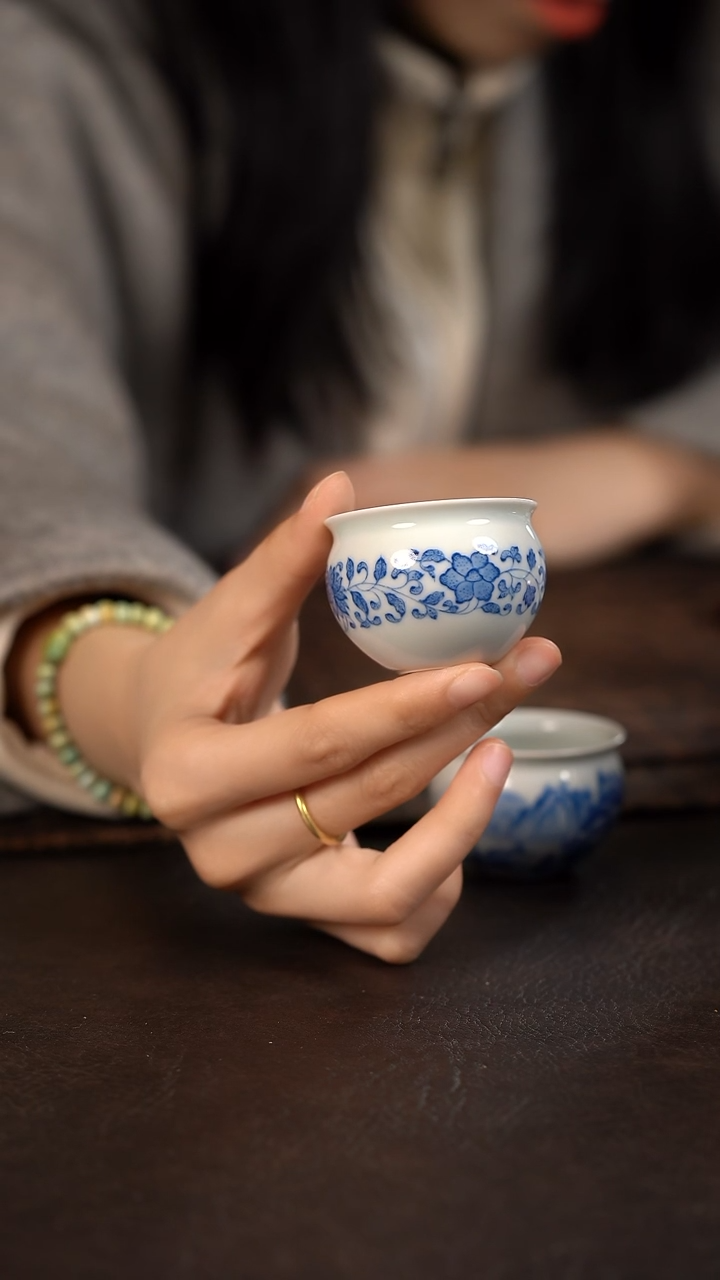 【闪购商品】杯聚澜堂点工串枝小缸杯