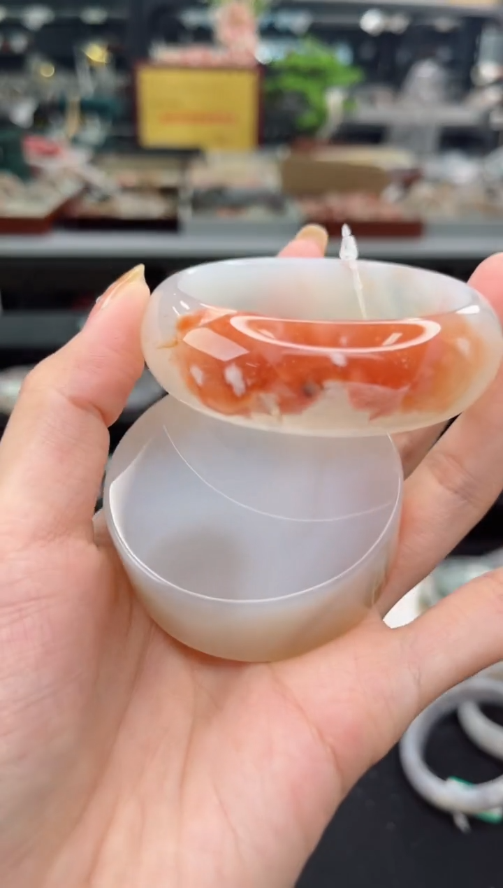 【闪购商品】石英质玉手镯未镶嵌53圈口（赠品镯心）6567089