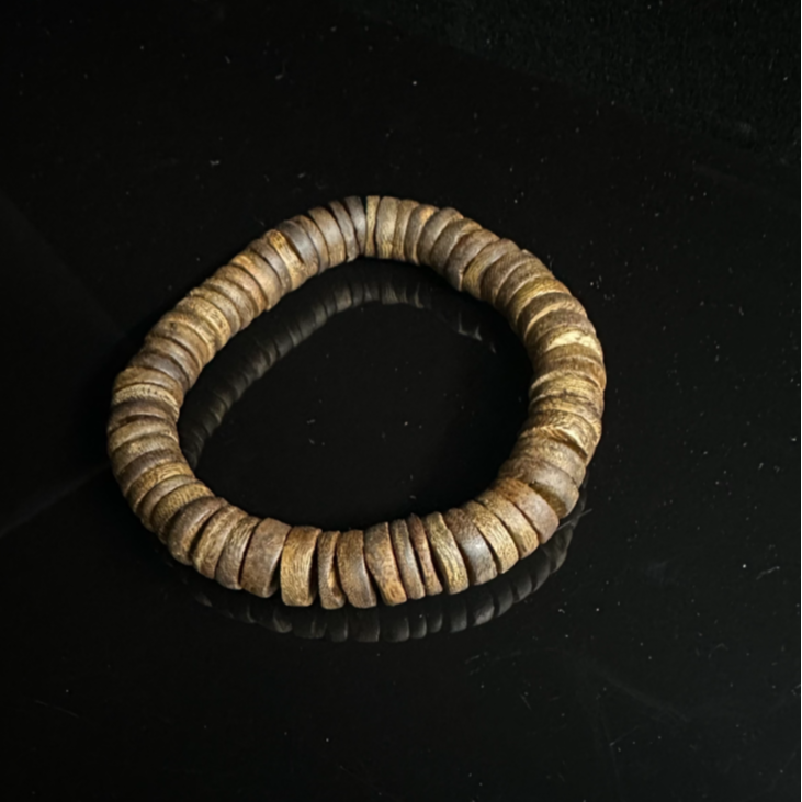 S27沉香【柬埔寨菩萨奇楠片珠单圈】11mm-收藏级-DB2680150111-1