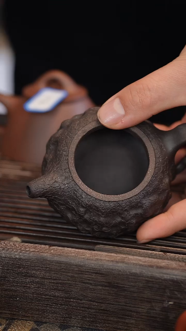 茶壶紫砂口沿崩 170cc