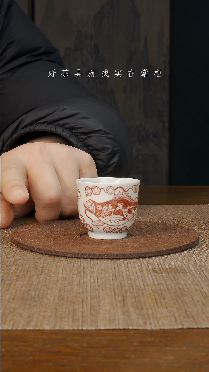 【闪购商品】摆件景德镇手工手绘茶具大器宛成