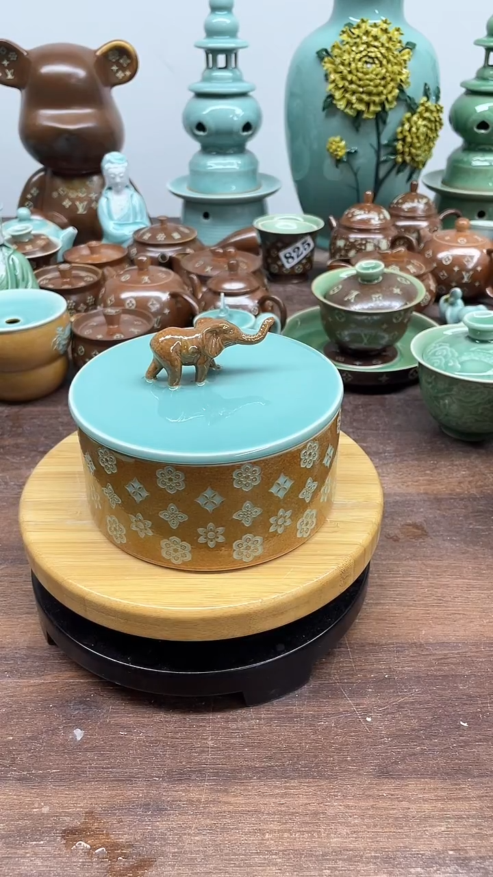 清***河特价青瓷 慧语瓷坊 微瑕