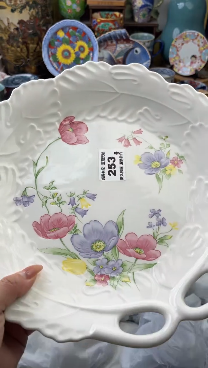 瓷片晚*⭐253号六六工艺品瓷器