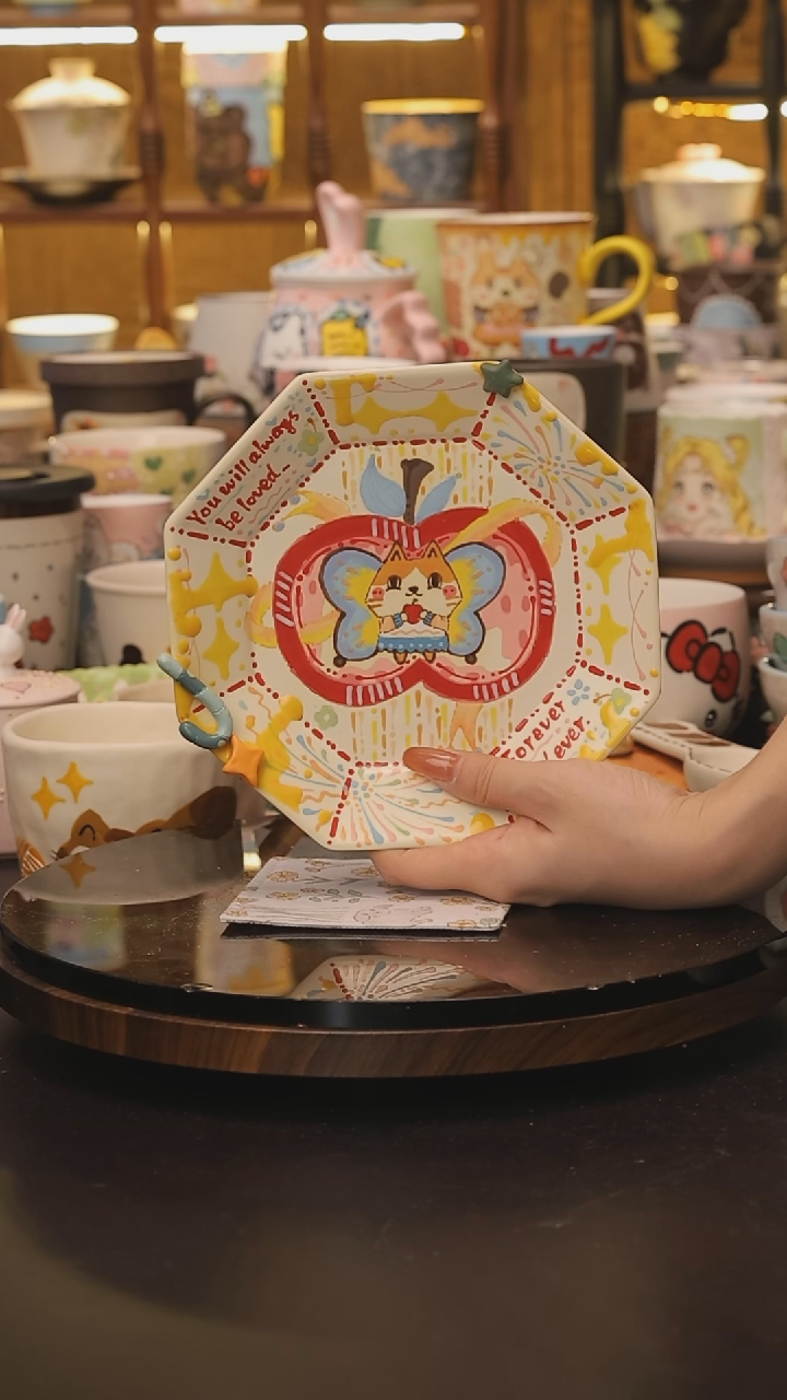 景德镇釉下彩绘设计师款式陶瓷