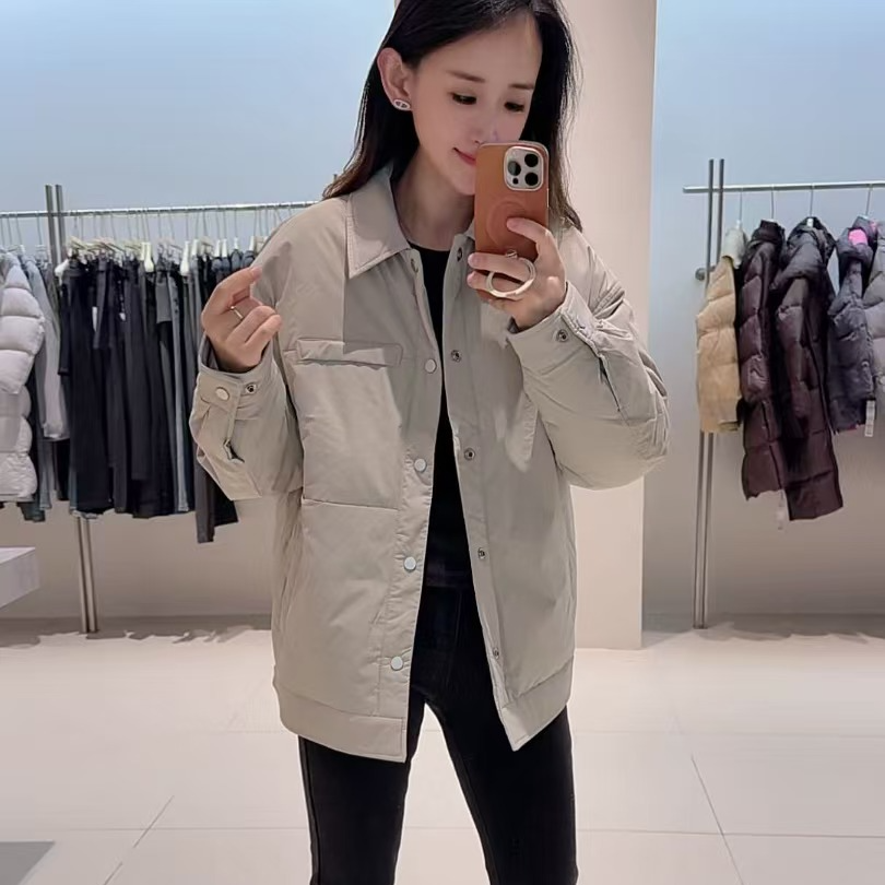 羽绒服-2818男士宽松纯色气质