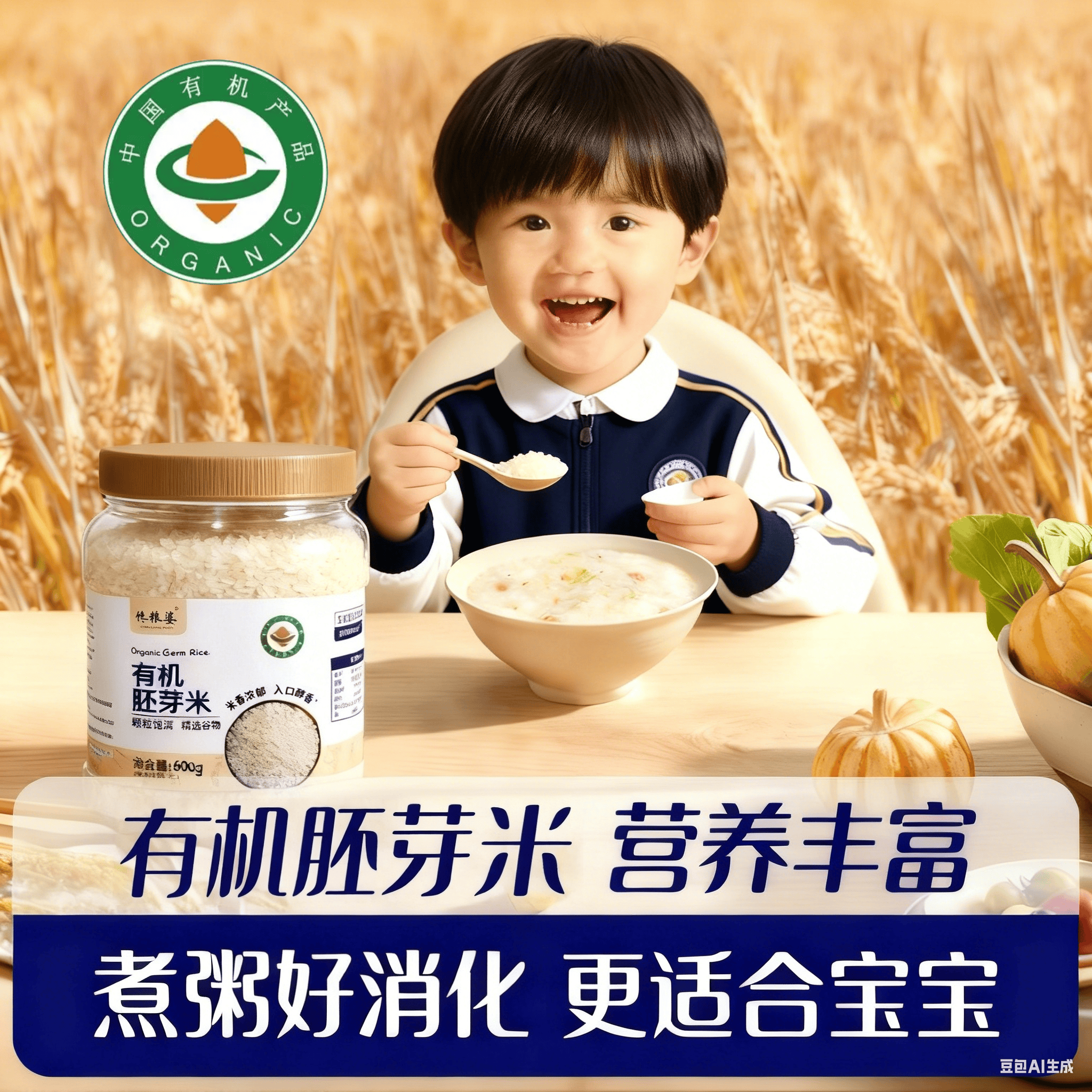 东北有机胚芽米600g 2025 新粮现发 保留胚米 宝宝粥老人