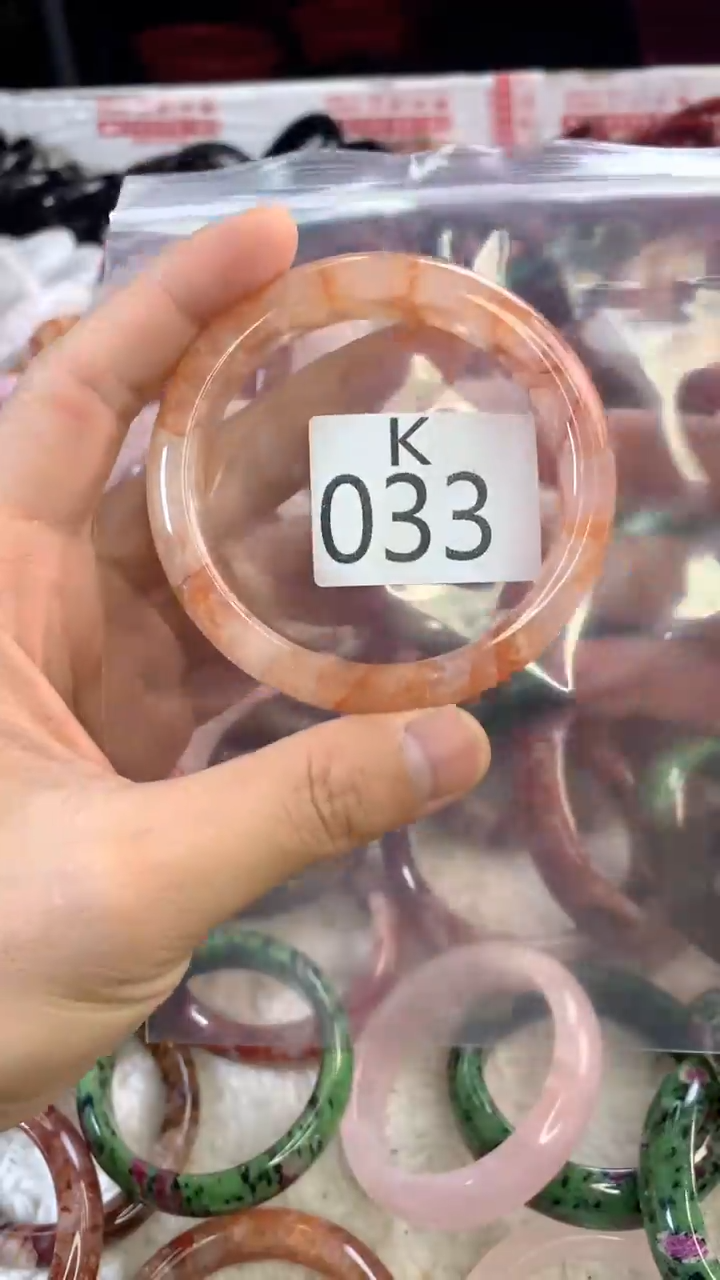 水晶手镯K未镶嵌水晶033-61