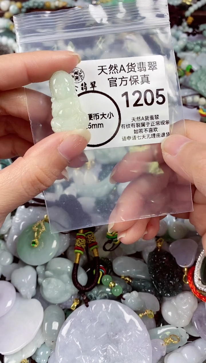 【闪购商品】翡翠颈饰未镶嵌天然A货翡翠1205