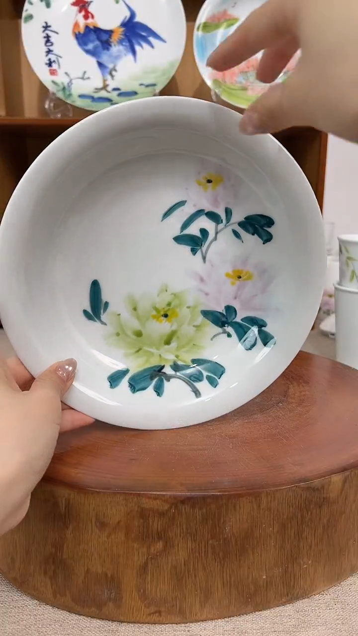摆件景德镇手工手绘陶瓷餐具