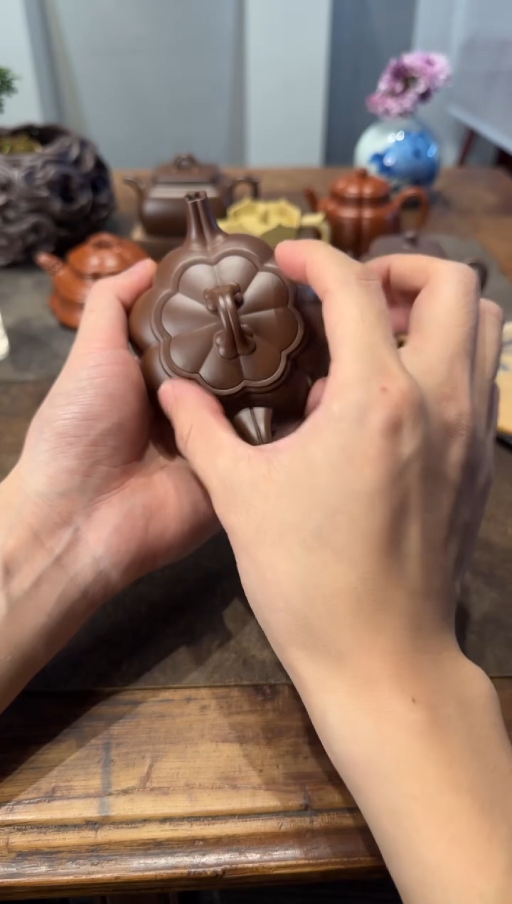 茶壶紫砂?****成宜兴紫砂壶繁花2.0