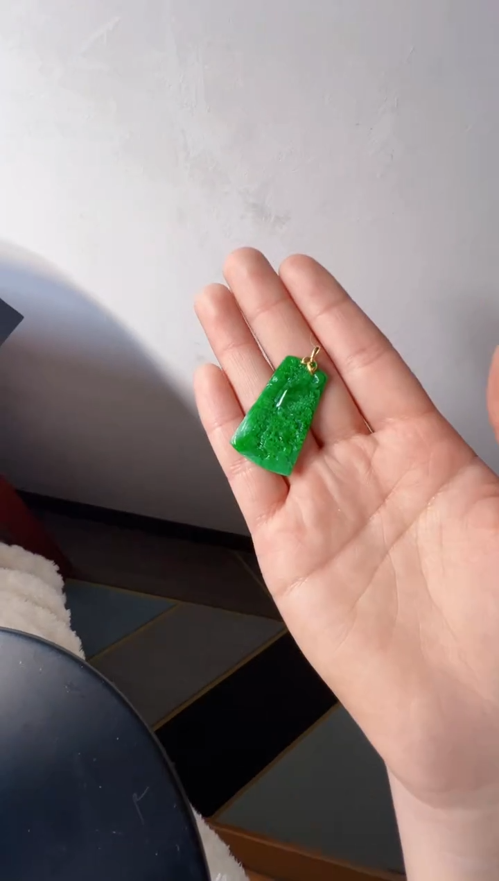 【闪购商品】定制翡翠18K金镶嵌1200元