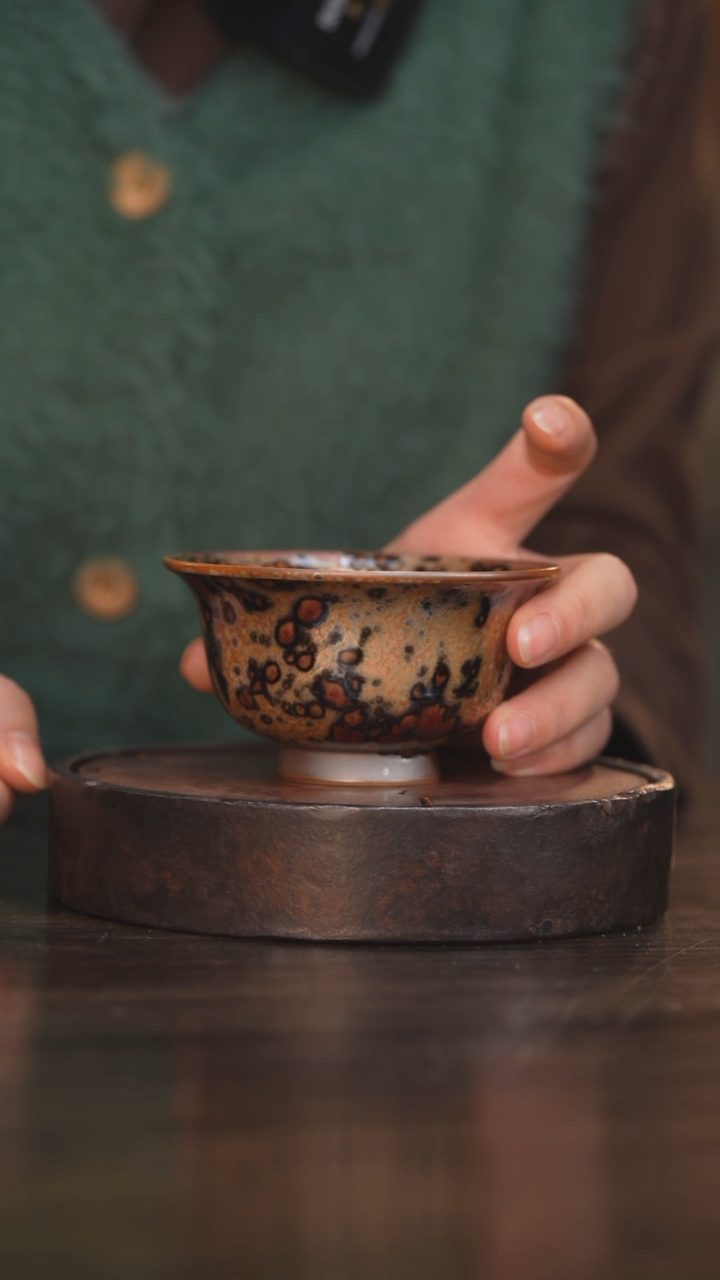 【闪购商品】杯65柴房陶瓷丨斑鹿系列压手杯