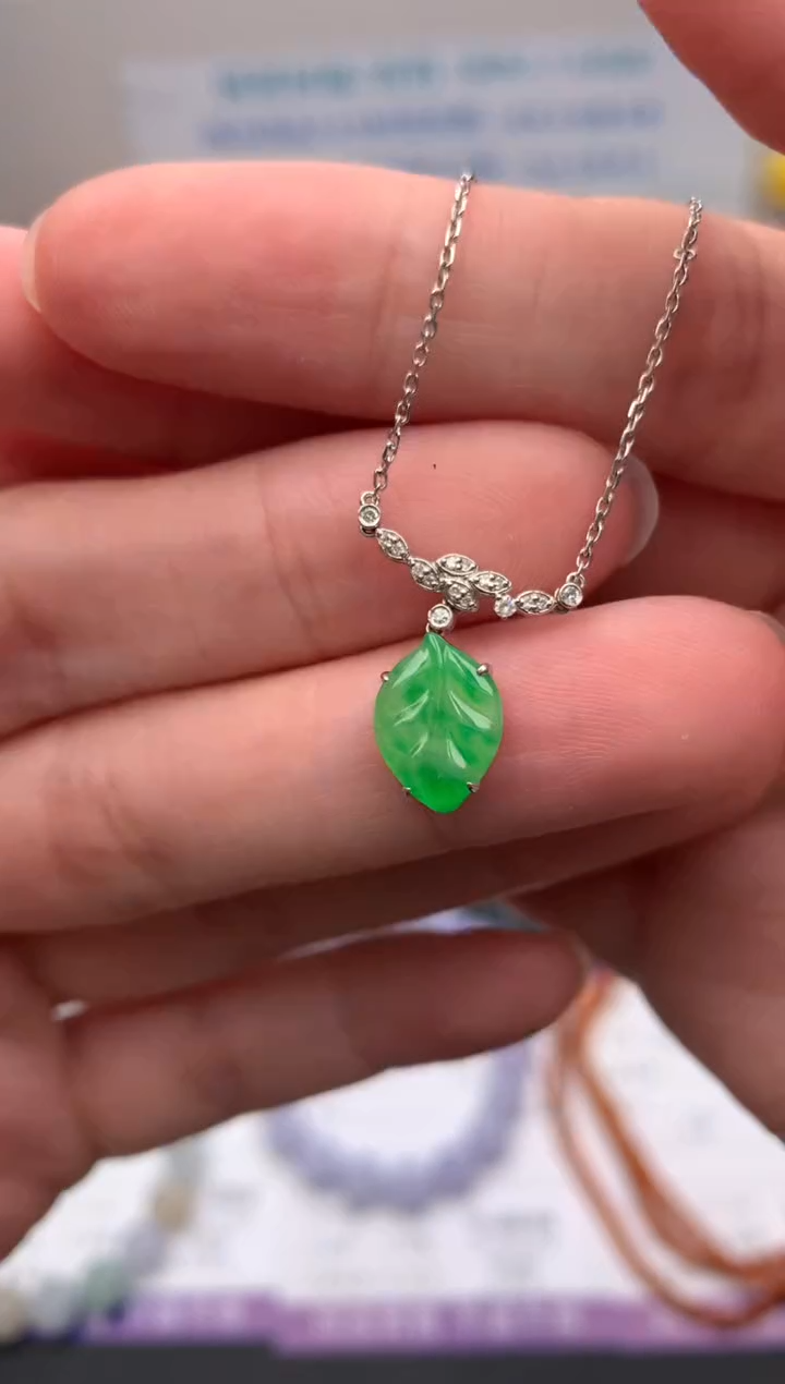 【闪购商品】定制翡翠18K金镶嵌模式推广期24小时鉴赏期