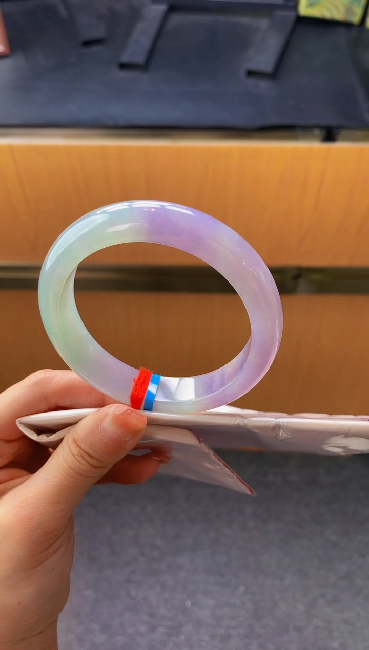 未镶嵌手镯翡翠-F28 圈口58.4