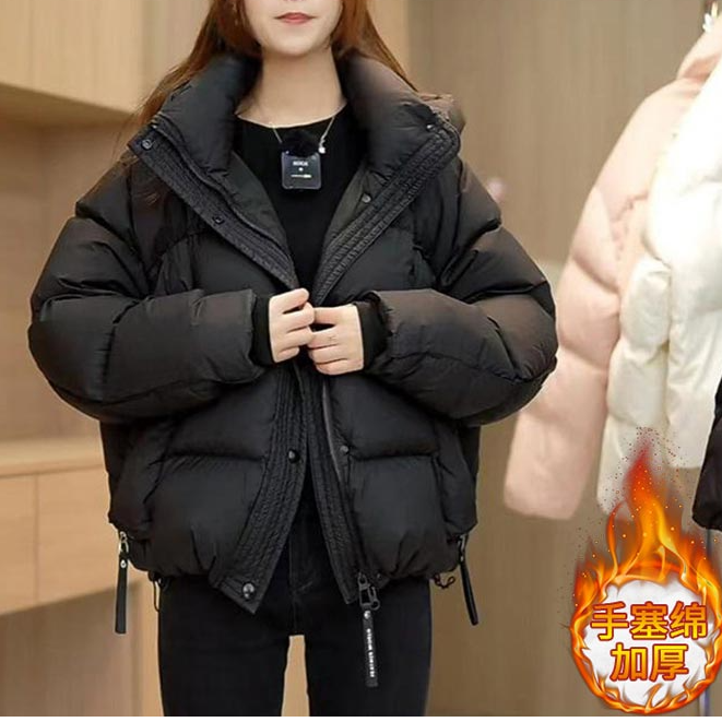 时髦洋气减龄小个子高级感外套2024秋冬新款流行女装保暖御寒棉服