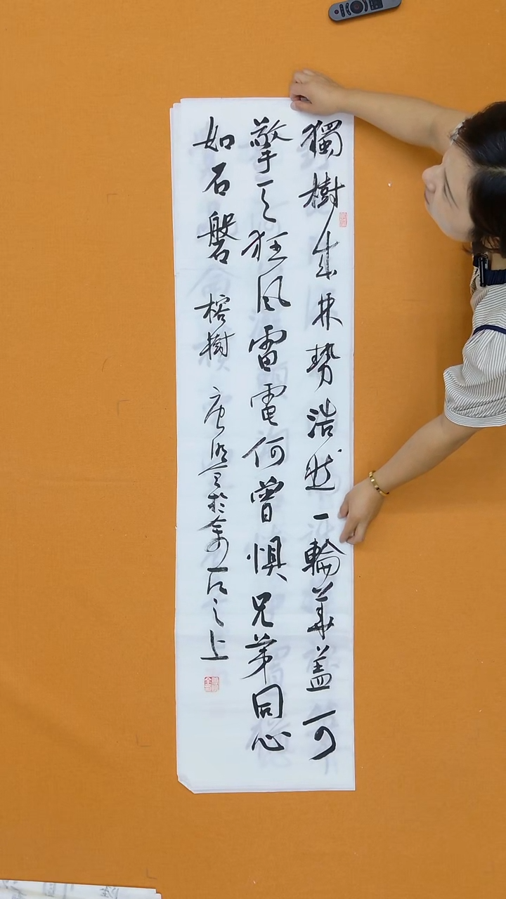 书法唐明全 云南理S 34*138 