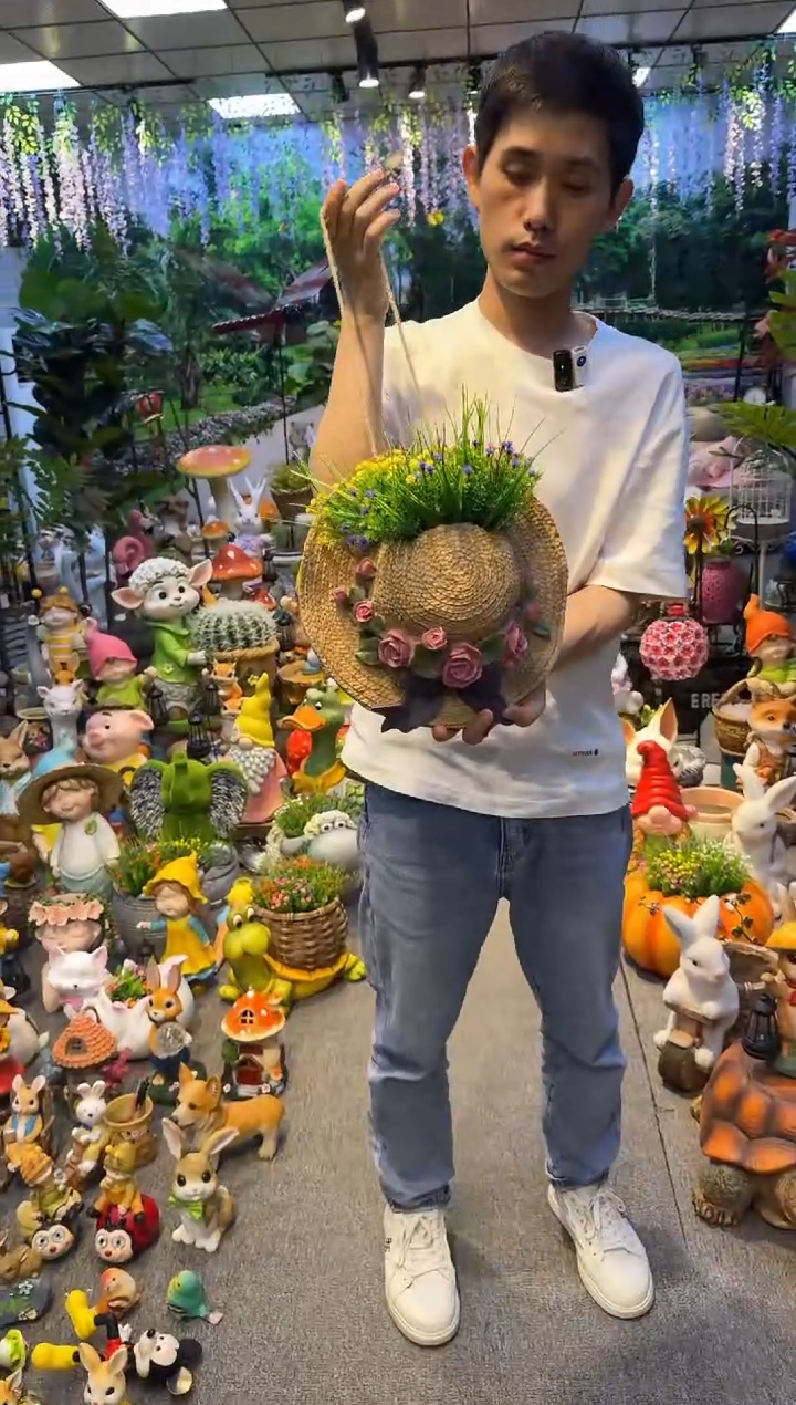 无花朵花园庭院摆件&00&