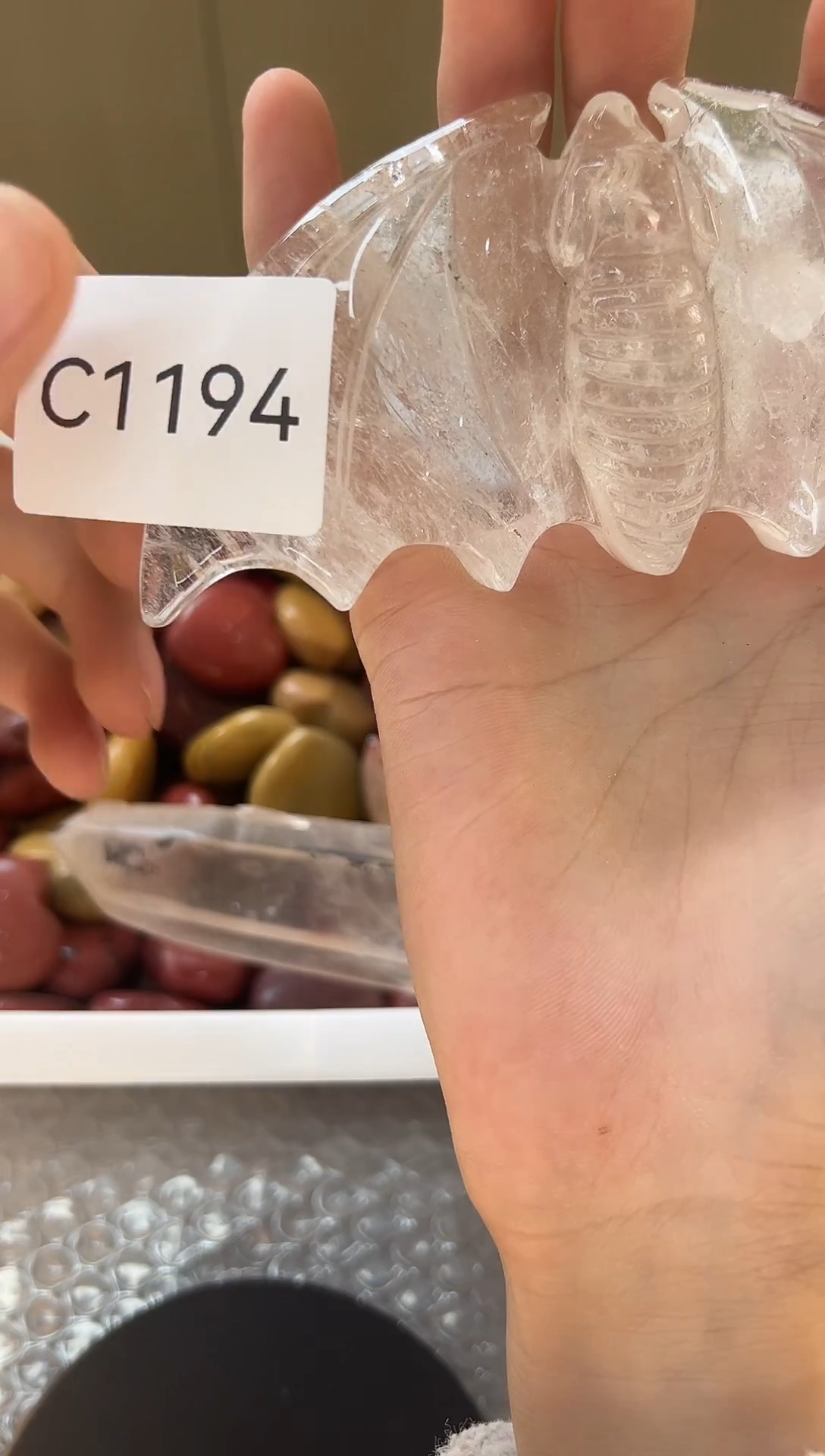 未镶嵌珠宝半成品水晶C1194