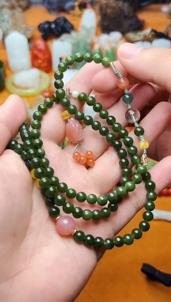 【闪购商品】和田玉手串未镶嵌多圈手串