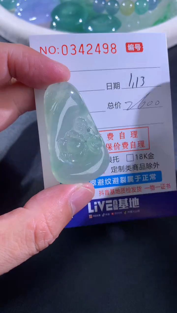 【闪购商品】翡翠颈饰未镶嵌天然A货翡翠