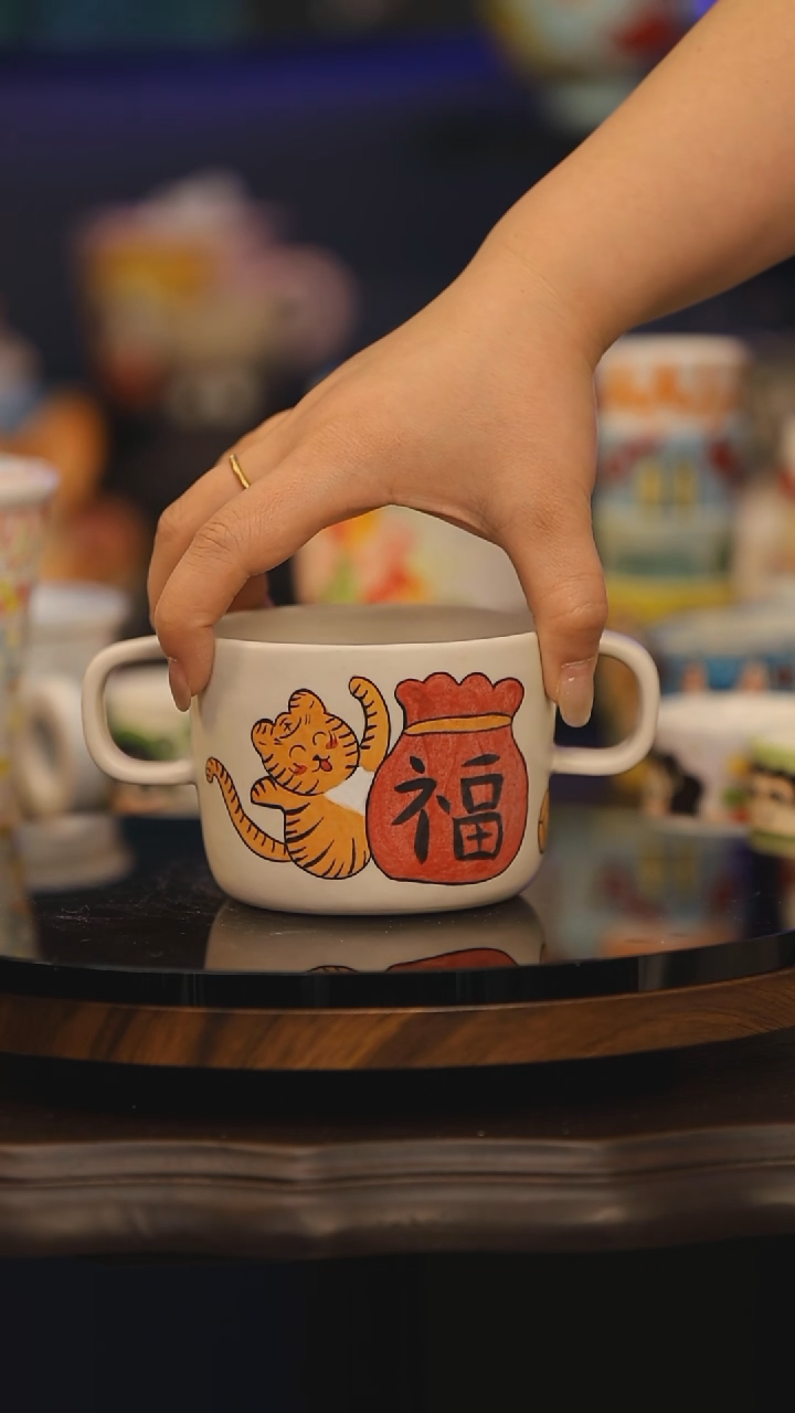 【闪购商品】摆件景德镇釉下彩绘设计师款式陶瓷