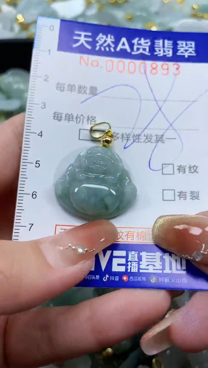 颈饰未镶嵌翡翠天然A货翡翠