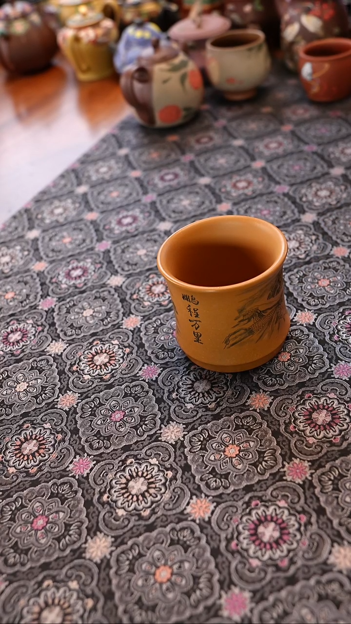 茶壶紫砂黄段竹节杯