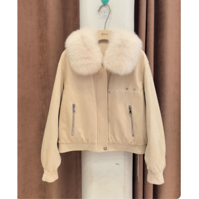 轻奢高级感毛毛外套2025冬季新款通勤时尚气质上衣女A712038