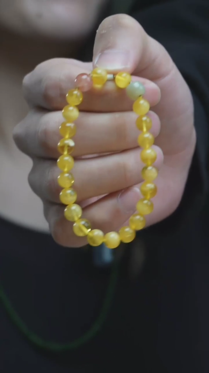 【闪购商品】蜜蜡裸石未镶嵌X44单圈