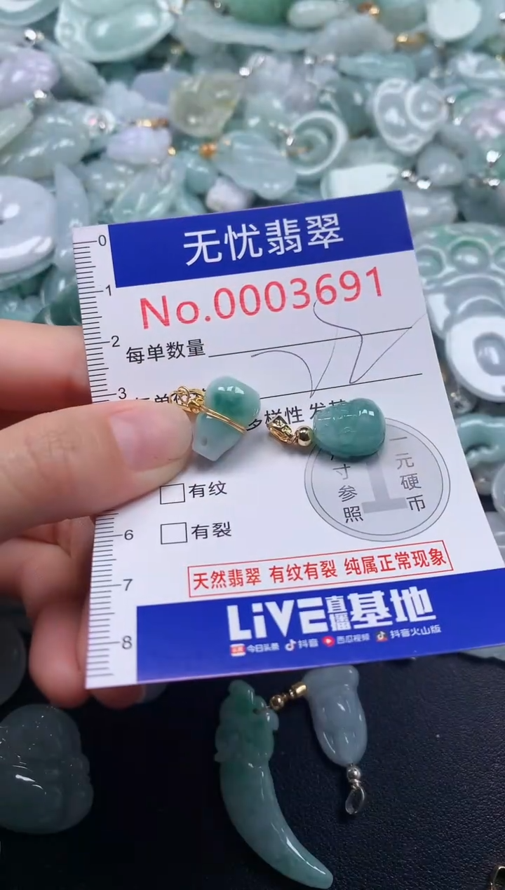 颈饰未镶嵌翡翠3691