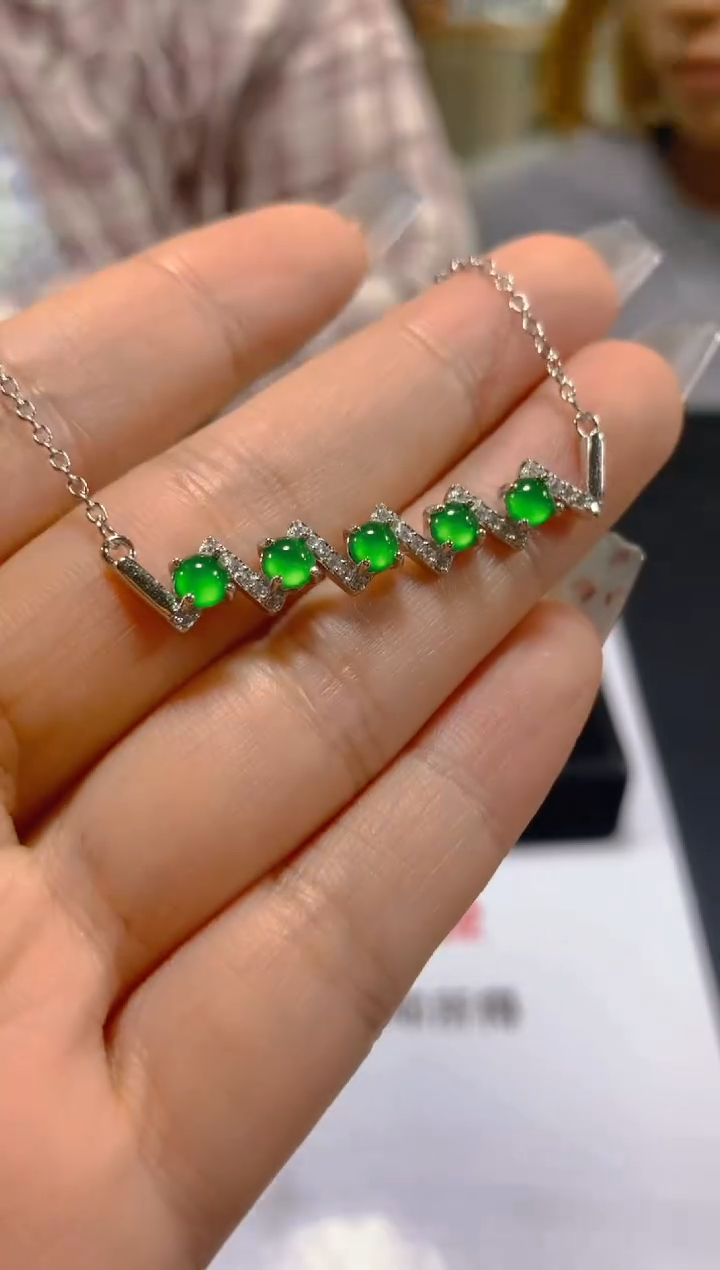 项链未镶嵌翡翠多样性发一