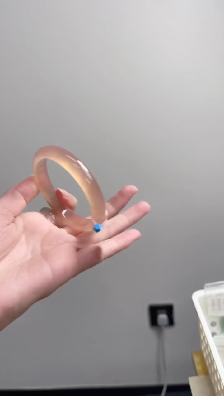 玛瑙/玉髓手镯未镶嵌58圈