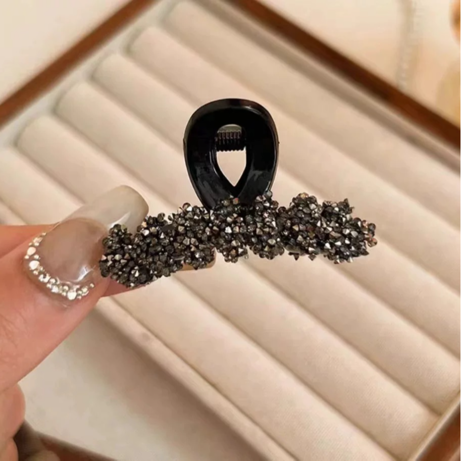 A两个装轻奢麦穗小号抓夹女高级感半扎发夹后脑勺鲨鱼夹2119+2119