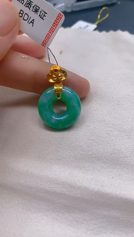 【闪购商品】翡翠颈饰18K金镶嵌新号开播，全场乱卖