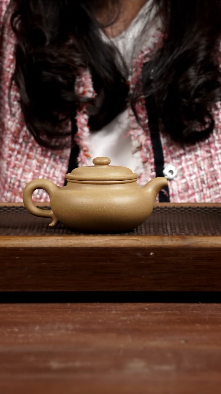 茶壶紫砂四号井墨绿泥仿古220CC